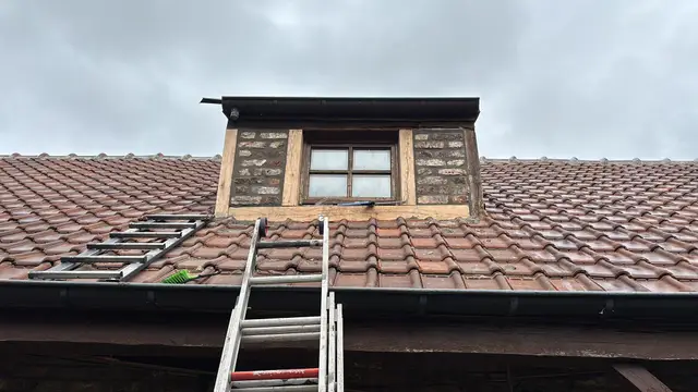Chantier de toiture réalisé par Entreprise Silva