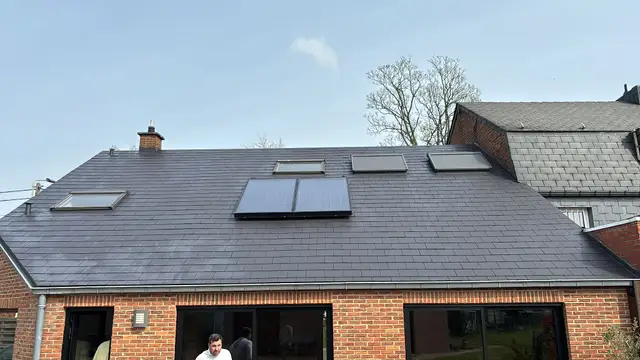 Chantier de toiture réalisé par Entreprise Silva