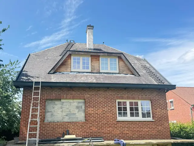 Chantier de toiture réalisé par Entreprise Silva