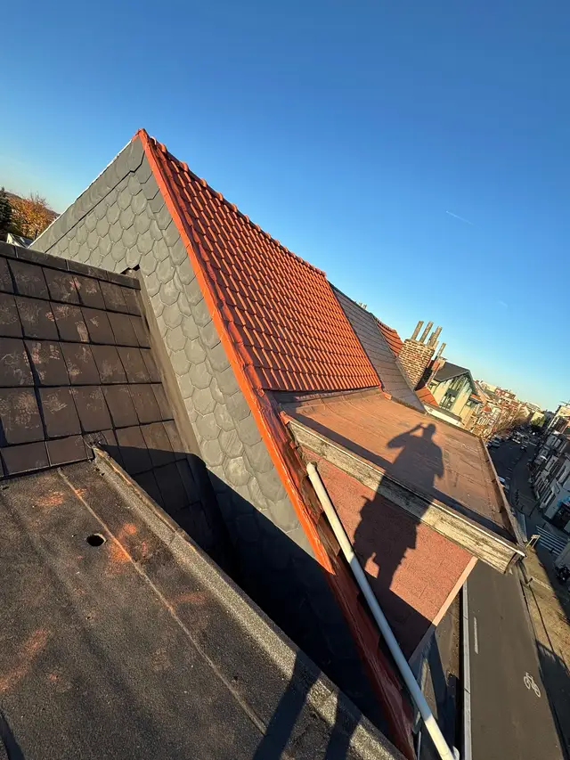 Chantier de toiture réalisé par Entreprise Silva