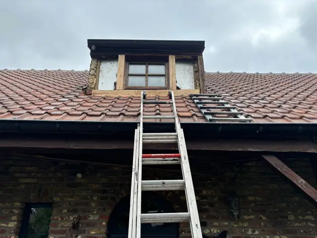 Chantier de toiture réalisé par Entreprise Silva