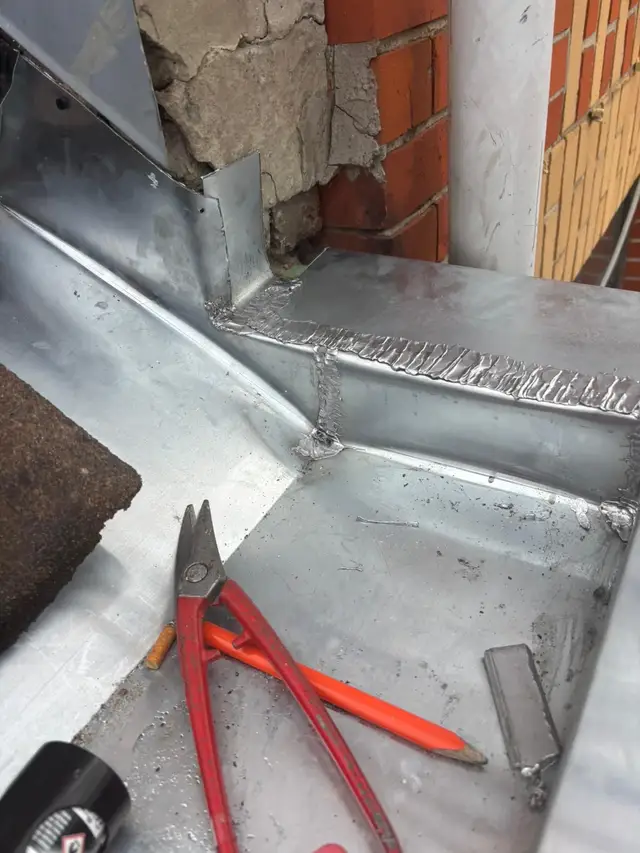 Chantier de toiture réalisé par Entreprise Silva